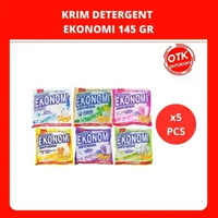 EKONOMI CREAM DETERGENT SABUN COLEK 5X145GR siwak