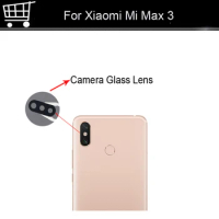Original New For Xiaomi Mi Max 3 Rear Back Camera Glass Lens For Xiaomi Mi Max3 Repair Spare Parts XiaomiMi Max3 Replacement