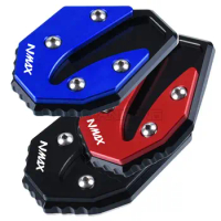 2020 22021 N MAX 155 Motor NMAX155 scooter Side Kickstand Stand Extension Enlarger Plate For YAMAHA NMAX 155 125 2015 -2022 2020