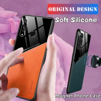 Magnet Case For Huawei P Smart Z 2019 2020 2021 Pro Soft Leather Silicone Case Cover Funda For Huawei P50 P40 P30 Lite Pro Plus