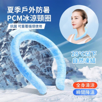 ANTIAN 夏季戶外防暑降溫PCM冰涼頸圈 移動式冷氣 運動隨身掛脖冰圈 降溫神器 冰敷圈