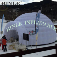 Outdoor camping inflatable igloo tent inflatable air dome marquee inflatable event structures for trade show