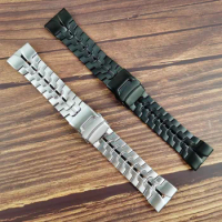 1Pc 22/26mm Watch Band Strap For Garmin Fenix 7X 7 6 6X 5 5X 3 High Quality Stainless Steel Durable Replace Smart Watches Parts