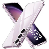 S24 S23 Ultra Case Phone Cases For Samsung S22 S21 FE S20 Plus Note 20 Ultra Galaxy A53 A54 A52 A13 Clear Thin Back Cover