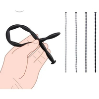 Uretra Berulir, Penusuk Glans, Alat Latihan Pria, Mainan Dewasa, Langsung dari Pabrik URETHRA 9.5mm