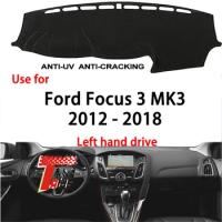TAIJS factory anti-dirty Suede dashboard cover for Ford Focus 3 MK3 2012-2018 Left-hand drive hot selling ford focus 3 2018