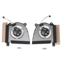 DC5V 0.5A CPU GPU Cooler Radiator Fans For ASUS-ROG Zephyrus GA402 GA402RJ