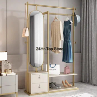 Modern Sklum Clothes Racks Open Wardrobe Storage Organizer Stand For Boutique Closet Cabides Para Roupas Bathroom Furniture