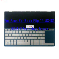 Secondary Screen For ASUS ZenBook Duo UX481 UX481FA UX481FL FHD 14.0 Inch LCD Panel Touch Screen Display With Keyboard Frame