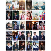 Lomo card 1 mặt HOH-50 ảnh bo góc Head Over Heels - Choo Young Woo x Cho Yi Hyun