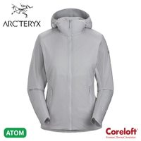 【ARC'TERYX 始祖鳥 女 Atom 輕量化纖外套《沉靜灰》】X000007037/防風外套/保暖夾克