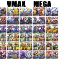 NEW Pokemon Cards Anime Shining English Pokemon Cards TCG Game V VMAX EX MEGA Pikachu Charizard Battle Carte Trading Kids Toys