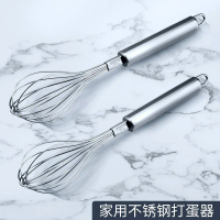 Manual Egg Beater, Household Handheld Stainless Steel Mini Egg Stirrer, Egg Mixer, Kitchen Gadget