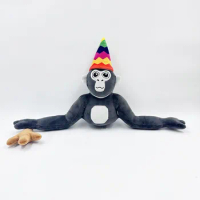 1pc Gorilla Tag Plush Toy VR Game Plush Cute Monkey Cartoon Anime Home Decoration Dolls For Kid Birthday Christmas Gift 25cm