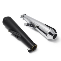 Retro Cafe Racer Motorcycle Exhaust Muffler Pipe Modified Tail System for CG125 GN125 Cb400ss Sr400 EN125 XL883 1200 GN250