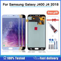 Amoled J400 Display For Samsung Galaxy J4 2018 LCD Touch Panel Digitizer Assembly J4 J400F J400H J400P J400M J400G/DS LCD Screen