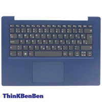 SI Slovenian Blue Keyboard Upper Case Palmrest Shell Cover For Lenovo Ideapad S130 14 130s 14 14IGM 120s 14 14IAP 5CB0R61293