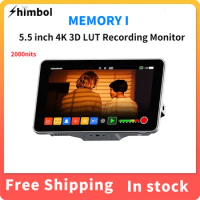 SHIMBOL MEMORY I 5.5 Inch 2000nits Touch Screen 4K HDR 3D LUT Monitor for DSLR Camera / Mp4 Video Recording Monitor