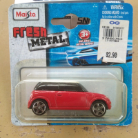maisto mini cooper merah