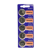 電池 SONY CR2032 鈕扣電池 (5入/卡)