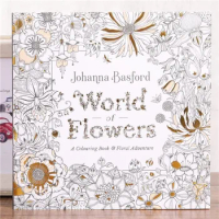 Miracle Flower Colorbook World of Flowers Secret Garden Series Adult Decompression Picture Book
