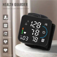 Wrist Electronic Blood Pressure Monitor Digital Dual User Mode Bluetooth APP English Voice Rechargeable Blood Pressure Monitor