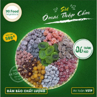 Ô Mai thập cẩm 90 Food túi Zip 500G - 1000G thơm ngon nhức nách đảm bảo ATVSTP