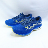 Mizuno WAVE RIDER 27 男慢跑鞋 J1GC236201 藍x白黃【iSport愛運動】