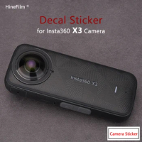 Insta360X3 Camera Sticker 360 X3 Camera Skin Premium Decal Skin for Insta One 360 X3 Anti Scratch Cover Case Film Wrap Covered