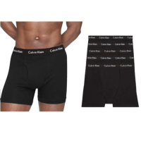 【Calvin Klein】CK BOXER BRIEF 男內褲 棉質彈性 長版 四角內褲 五件組(合身版)