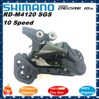 SHIMANO DEORE M4120 2x10v/11v Groupset M4100 Shifter and M4120 Rear Derailleur - SHADOW RD - 2x10/11-speed Original parts