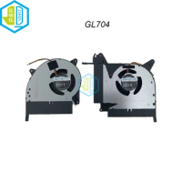 High Imitation CPU GPU Cooling Fans Cooler For ASUS ROG Strix Scar GL704 GV GL704GM GL704GW VGA Cooler Radiator 13NR00N0M10111