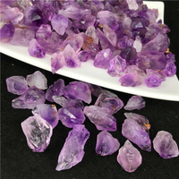 純天然水晶 紫水晶原石原礦 紫水晶單晶體 礦物晶體標本 水晶簇