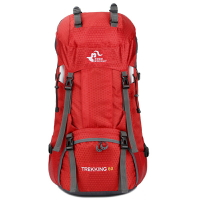 【FREE KNIGHT】 60L 輕量透氣休閒/登山背包FK0395RD
