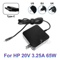 65W USB Type-C AC Laptop Power Adapter Charger For HP EliteBook Spectre 13 Elite X2 TPN-AA03
