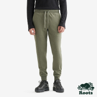 【Roots】Roots 男裝- ACTIVE INTERLOCK棉褲(綠色)