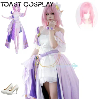Elysia Cosplay Game Honkai Impact 3rd Elysia Cyberangel Cosplay Costume Dress Wig Full Set Anime Role Play Party Clothes