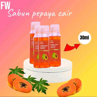 30ml Pepaya Cair | Menutrisi Kulit Wajah & Mencerahkan Membersihkan Cairan Melembutkan Kotoran Facia