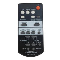 Remote Control Replace For Yamaha Sound Bar YAS-106 YAS-108 YAS-207 ATS-1060 ATS-1070