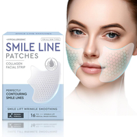 Smile Line Patches 16 pcs Anti Wrinkle Patches Silicone Patches for Face Smooth out Fine Lines Get a