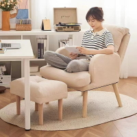 實木沙發椅 書桌椅 單人沙發 電腦椅 可摺疊躺 單人沙發椅 沙發躺椅 懶人沙發 懶人椅 躺椅單人椅