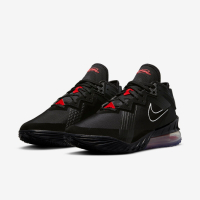 Nike 籃球鞋 Lebron XVIII Low 運動 男鞋 氣墊 舒適 避震 明星款 包覆 支撐 黑 紅 CV7564001