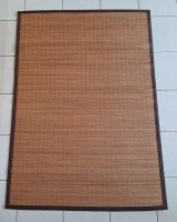 200cm x 250cm Tikar Core Rotan Polos - Tikar Karpet Rotan Core Coklat, Karpet Bambu. Tikar Rotan Tra