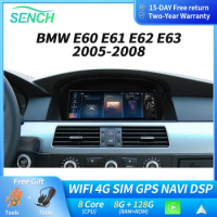 SENCH 8.8'' Android 12 System Car Radio For BMW E60 E61 E62 E63 E90 E91 E92 E93 BT Split Screen GPS Navi Audio Player
