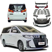Facelift Accessories Body Kits For Toyota Alphard Vellfire 2015 2016 2017 Anh 30 to 35 2018-2022 series modellista Style Bumper