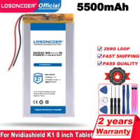 LOSONCOER 5500mAh For Nvidia Shield k1 Battery For Nvidiashield K1 8 inch Tablet PC Batteries