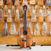 Bright Sun 30 inch Ukulele Hawaii Guitar Acacia With Bag/Tuner/Capo/Belt/Strings/Picks
