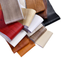 Realistic Wood Grain Repair Duct Tape Furniture Renovation Adhesive Skirting Waist Line Floor Stickers Home Decor Improvement