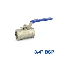 GOGO High quality 1PC Ball valve Stainless steel DN20 Female thread 3/4" BSP SS304 201 SUS316 Small 2 way Ball Valve