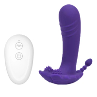 Dildo Vibrator For Woman G Spot Vibrator Clitoris Stimulator Wireless Remote Wearable Panty Vibrator Adult Sex Toy For Couples
